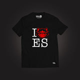 I <3 ES TEE BLACK