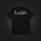 BRUSH TEE BLACK (FADED WASH)