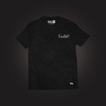 BRUSH TEE BLACK (FADED WASH)