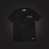 BRUSH TEE BLACK (FADED WASH)