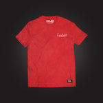 BRUSH TEE RED (FADED WASH)