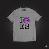 I <3 ES TEE GRAY