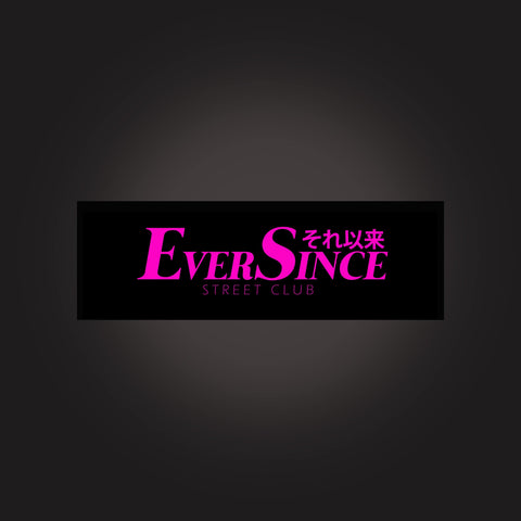 Bumper Sticker Black/Pink